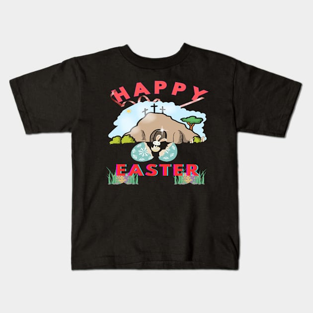 Happy Easter Shirt Retro Easter T-Shirt Gift For Easter Vintage Easter Tee Easter Day Shirt For Women & MEN Easter Decoration Groovy Easter T-Shirt Kids T-Shirt by best seller shop